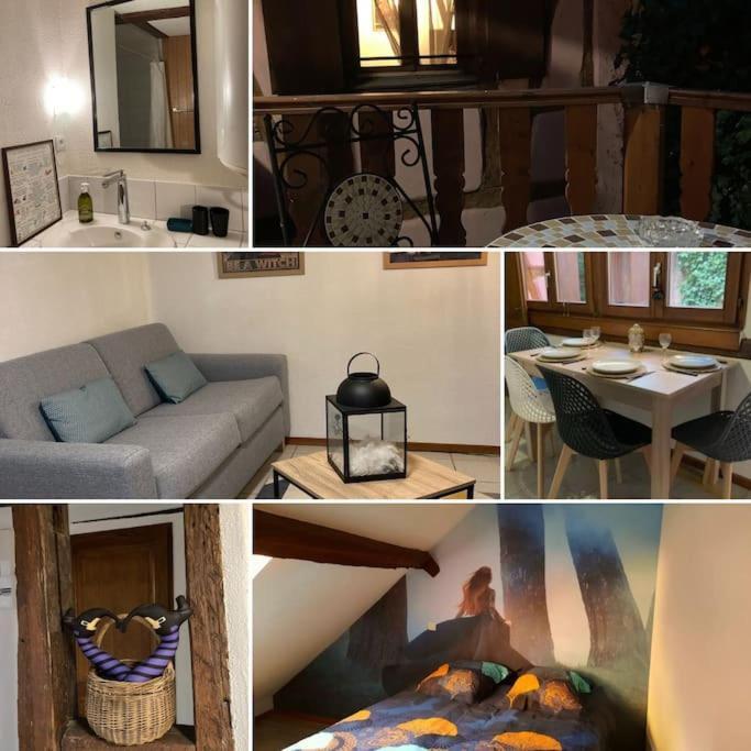 La Sorciere In A Typical Alsatian House Apartment Rouffach Bagian luar foto